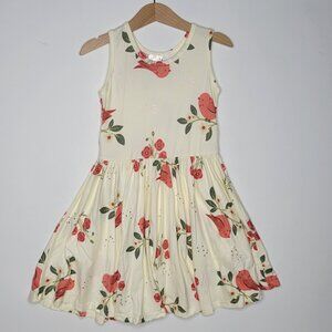 DotDotSmile Size 3/4 Tank Dress - NWT Cream with Red Birds Print